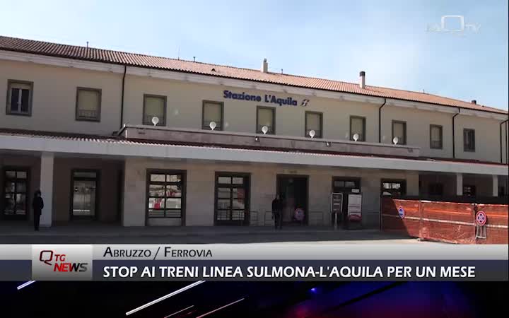 Potenziamento linea ferroviaria Sulmona-L'Aquila: stop ai treni per un mese