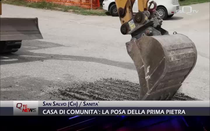 Casa di comunità a San Salvo: la posa della prima pietra