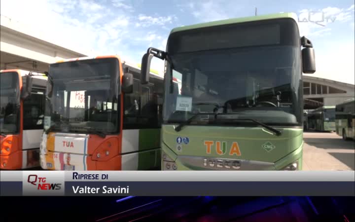 Abruzzo trasporti: presentato il nuovo parco mezzi della società TUA 