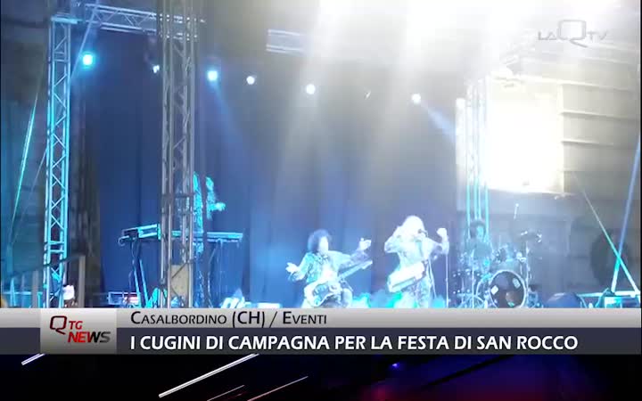 Casalbordino: i Cugini di Campagna infiammano la serata finale dedicata a San Rocco