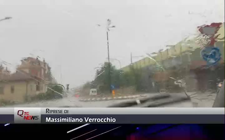 Pescara: il maltempo si abbatte sulla costa