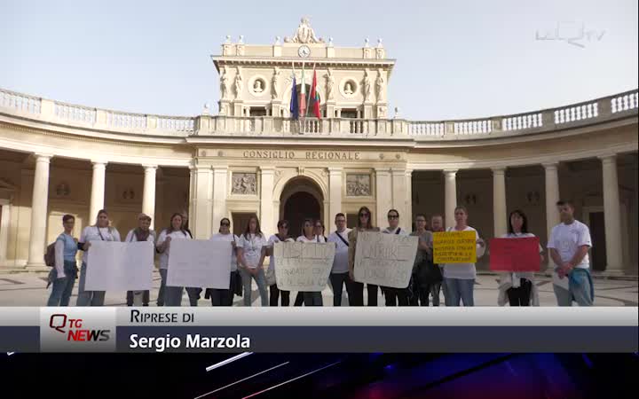 Scorrimento graduatorie Oss Asl1: oggi sit-in davanti Palazzo dell'Emiciclo