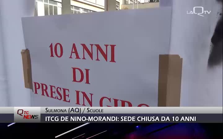 Itcg De Nino-Morandi: sede chiusa da 10 anni. La protesta degli studenti 