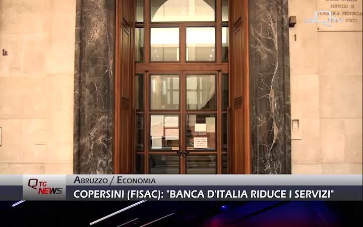 Banca d'Italia riduce servizi in Abruzzo e Molise, aumentando preoccupazioni