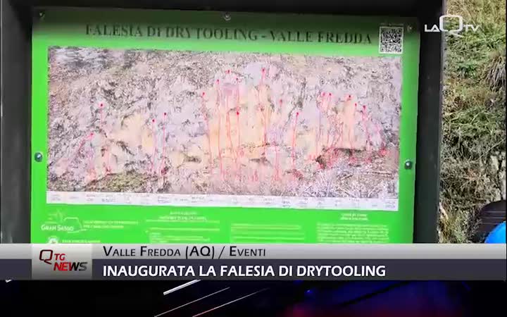 Gran Sasso: inaugurata a Valle Fredda la nuova falesia di Drytooling