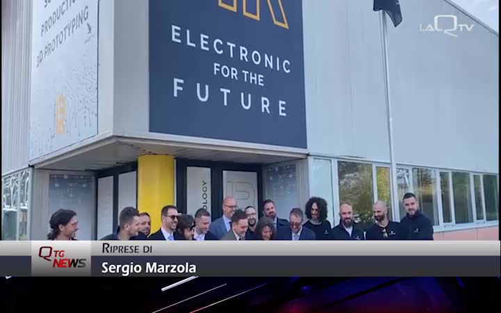 Taglio del nastro al tecnopolo d'Abruzzo per la R13 Tecnology