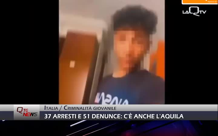 Criminalità giovanile. 37 arresti in Italia, c'è anche la provincia dell'Aquila