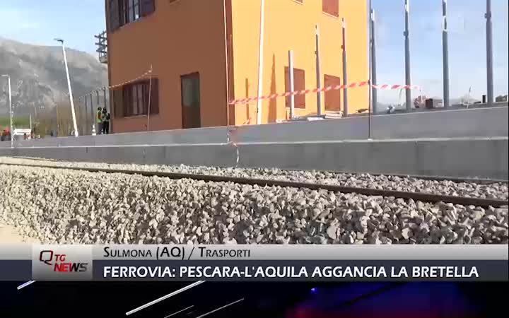 Ferrovia: la Pescara-L'Aquila aggancia la 