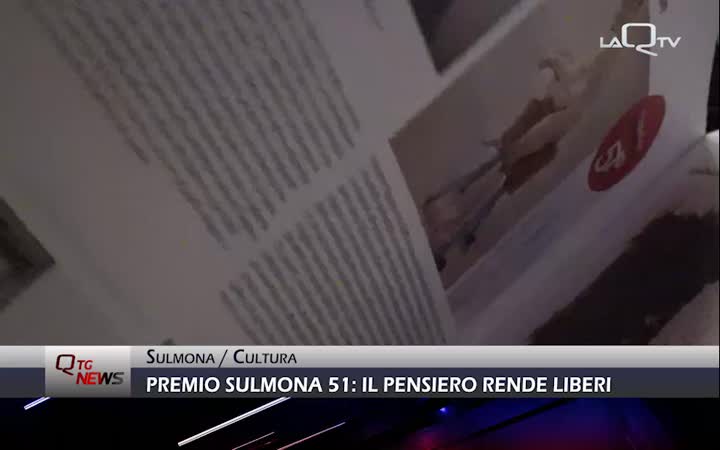 Premio Sulmona: il pensiero rende liberi. Al via l'edizione 51