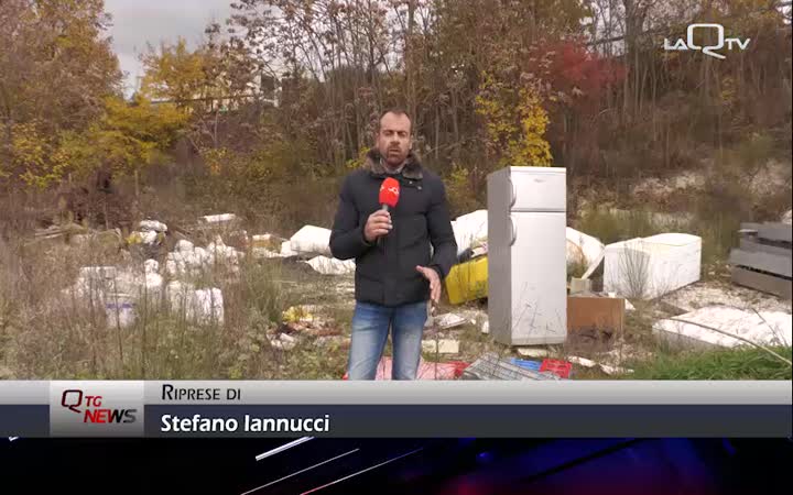 L'Aquila: una discarica abusiva alle porte della città