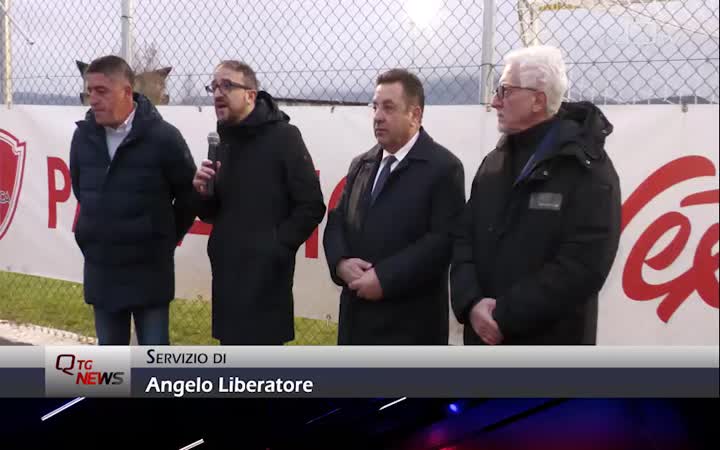 L'Aquila. Consegnato il campo da calcio di Paganica