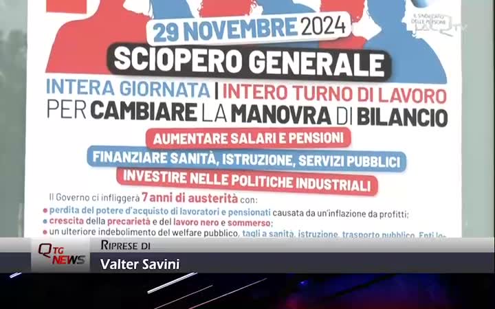 CGIL e UIL: sciopero generale il 29 novembre contro manovra di bilancio