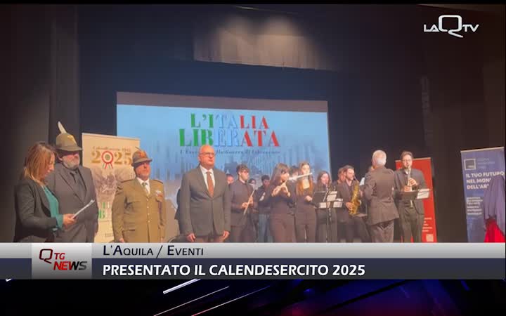 Presentato a L'Aquila il CalendEsercito 2025