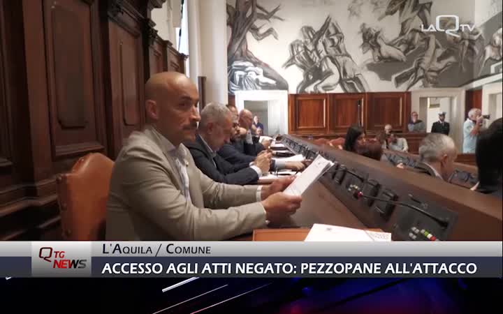 Comune dell'Aquila, accesso agli atti negato: Pezzopane chiede intervento Prefetto