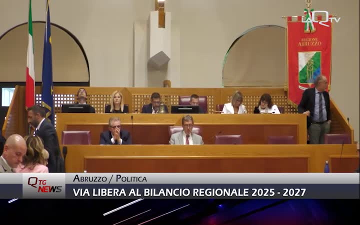 Via libera dal Consiglio regionale d'Abruzzo al bilancio 2025-2027