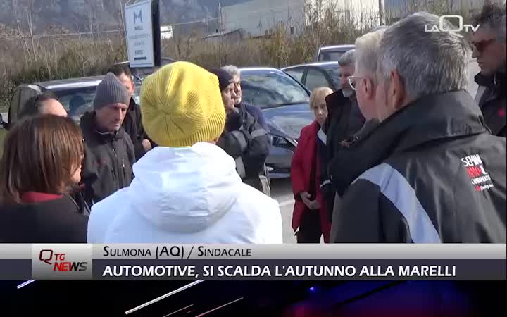 Automotive, si accende l'autunno caldo a Sulmona: assemblea davanti alla Marelli