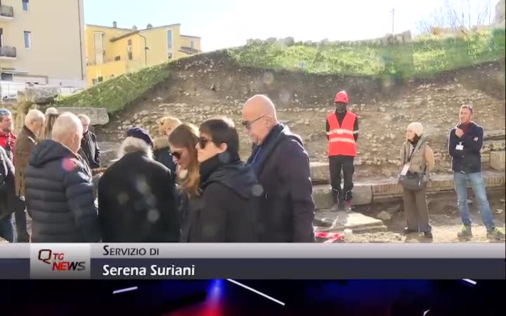 In fase di avanzamento i lavori di riqualificazione del teatro romano di Teramo