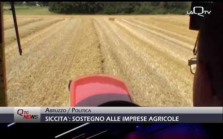 Siccità: sostegno alle imprese agricole abruzzesi