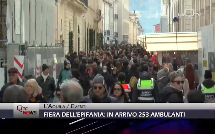 Fiera dell'Epifania: a L'Aquila in arrivo 253 ambulanti e si torna in Piazza Duomo