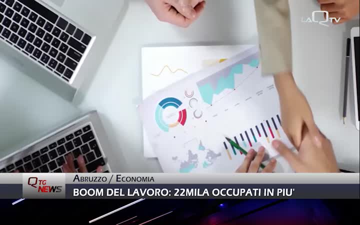 Boom del lavoro in Abruzzo: 22mila occupati in più