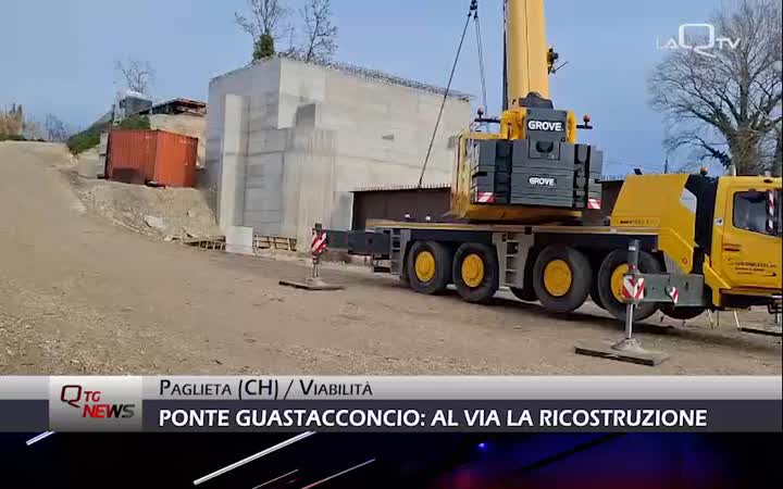 Paglieta (CH): al via la ricostruzione del Ponte Guastacconcio