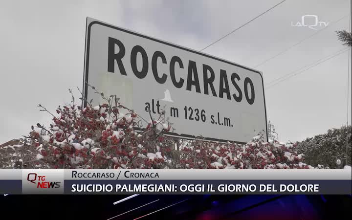 Morte Luca Palmegiani: oggi è il giorno del dolore a Rivisondoli