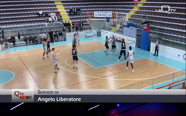 Il Nuovo Basket Aquilano fa suo il derby con il Pescara