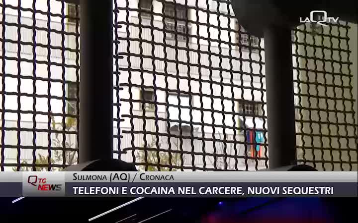 Cocaina e telefoni nel carcere di Sulmona, nuovo blitz della Penitenziaria