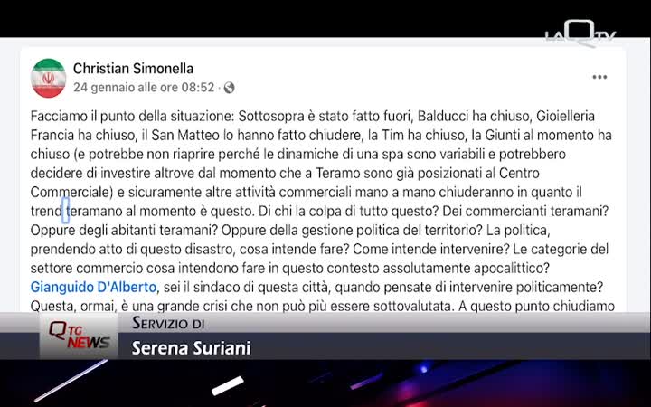 I commercianti teramani denunciano: “Contesto apocalittico”